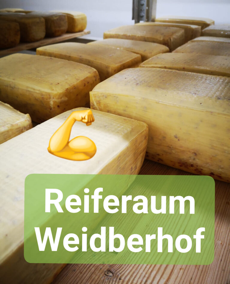 Käse Reiferaum auf dem Weidberghof