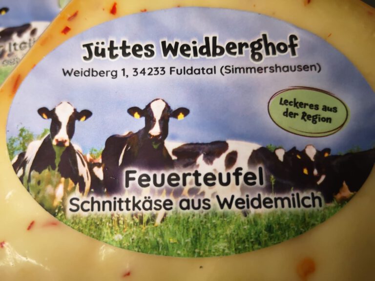 Käse im neuen Outfit