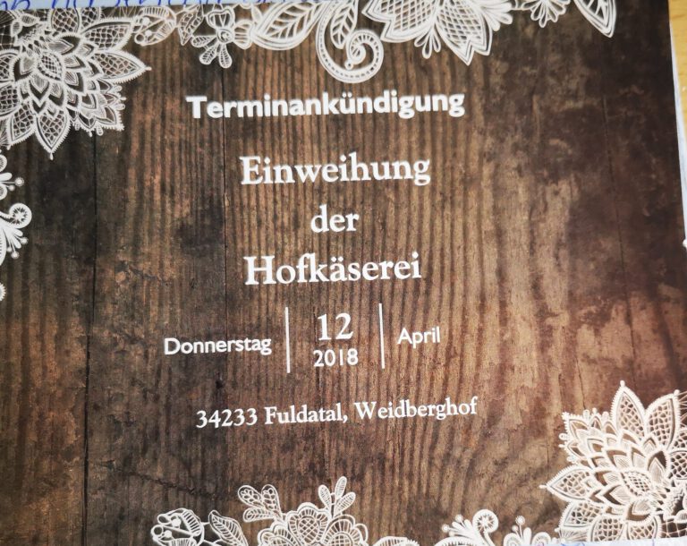 5 Jahre Hofcafe & neue Käserei